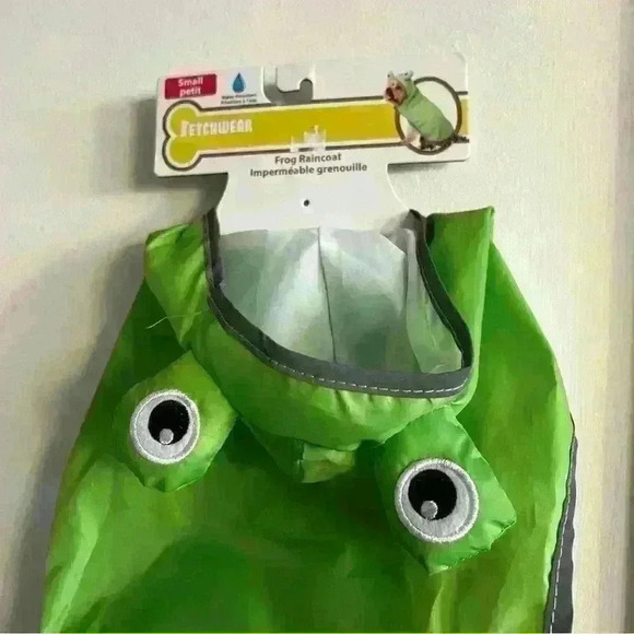 2/$25 BNWT Fetchwear Dog/Cat Frog Raincoat/Halloween Costume, Size S - Picture 2 of 4